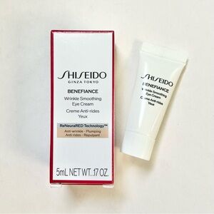 ⭐️ 3/$25 Shiseido Benefiance Wrinkle Smoothing Eye Cream Mini Travel .17 / 5ml